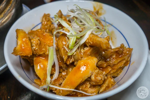 Bang Bang chicken at Cafe China in NYC, NY