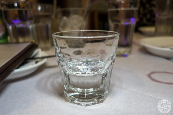 Ouzo at Stamatis in Astoria, Queens