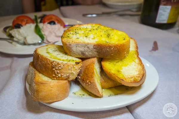 Bread at Stamatis in Astoria, Queens