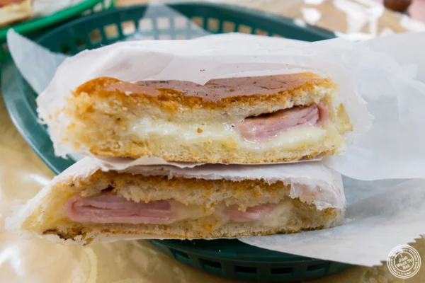 Jamon & queso at Cuba Bakery in Union City, NJ