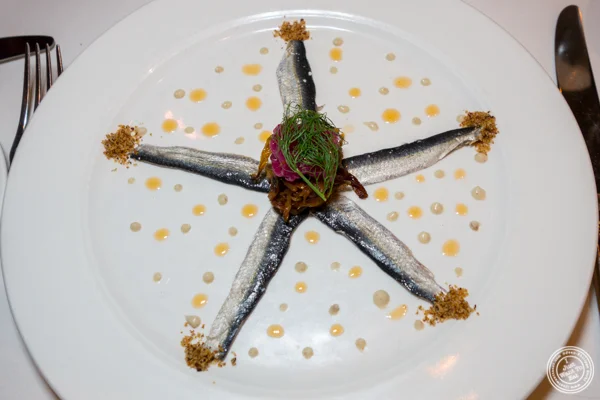 Sardines at Babbo Ristorante e Enoteca in NYC, NY