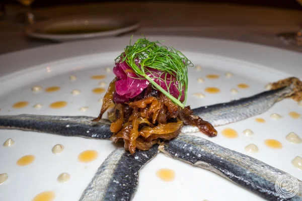 Sardines at Babbo Ristorante e Enoteca in NYC, NY