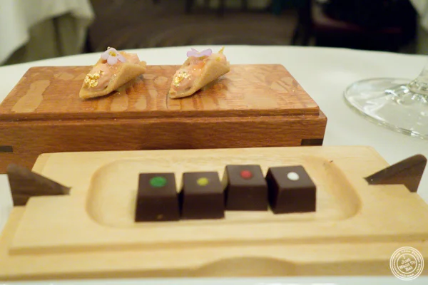 Petits fours at Daniel in NYC, NY