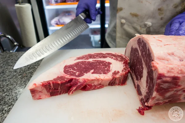 Ribeye at Ikinari Steak in NYC, NY