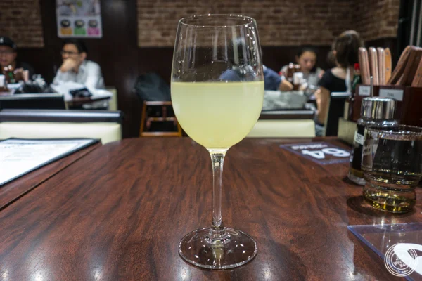 Ume Rose sake at Ikinari Steak in NYC, NY