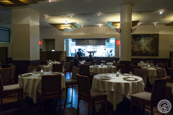 Dining room at Junoon in NYC, NY