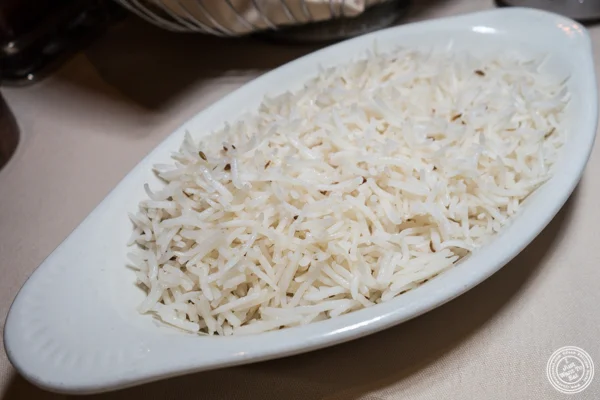 Rice at Junoon in NYC, NY