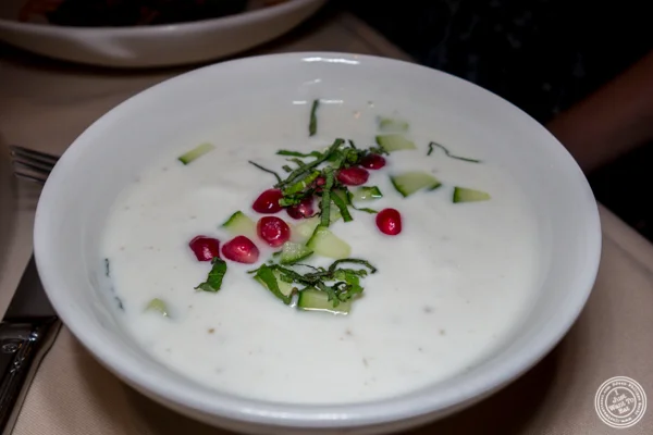 Raita at Junoon in NYC, NY
