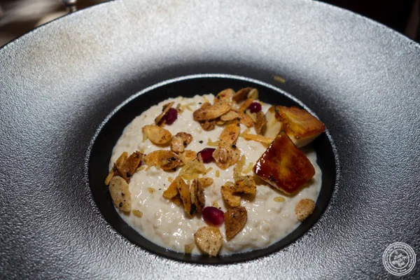 Rice pudding at Junoon in NYC, NY
