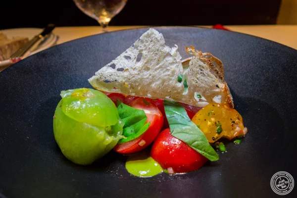 Tomato salad at Café Boulud in NYC, NY