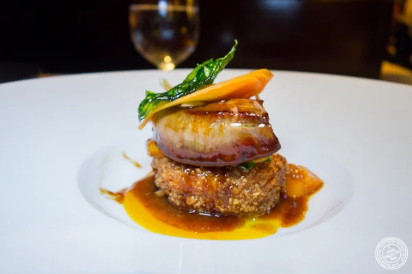 Seared foie gras at Café Boulud in NYC, NY