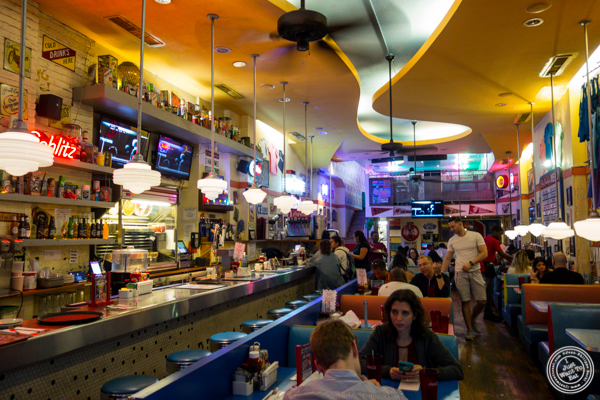 Dining room at Big Daddy's Diner in NYC, NY