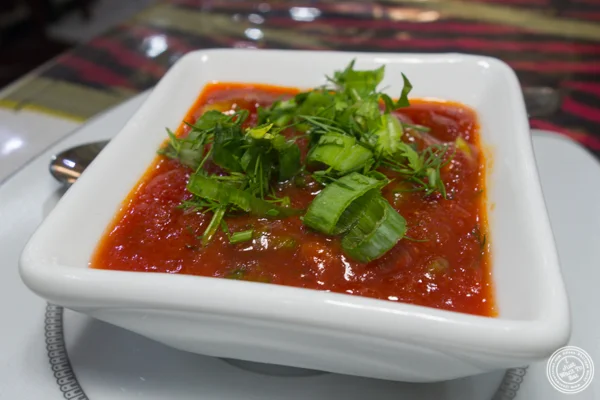 Hot sauce at U Yuri Fergana in Rego Park, Queens