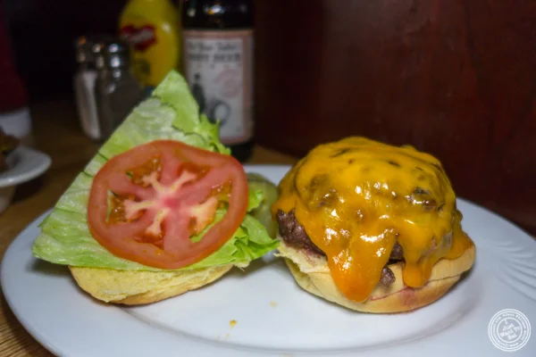 Cheeseburger at Corner Bistro in Long Island City