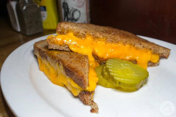 Grilled cheese at Corner Bistro in Long Island City