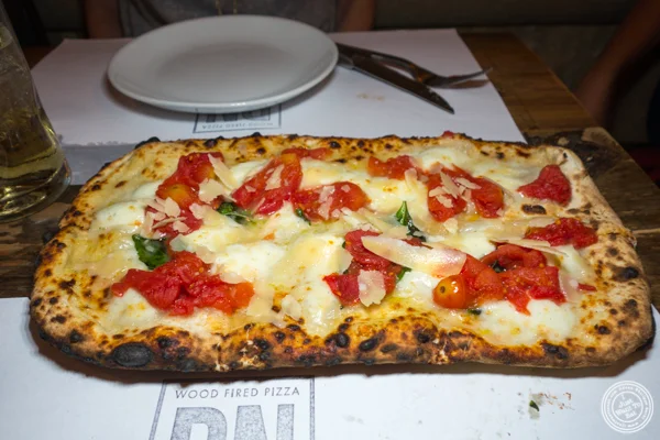 DOP pizza at PN Wood Fired Pizza in NYC, NY
