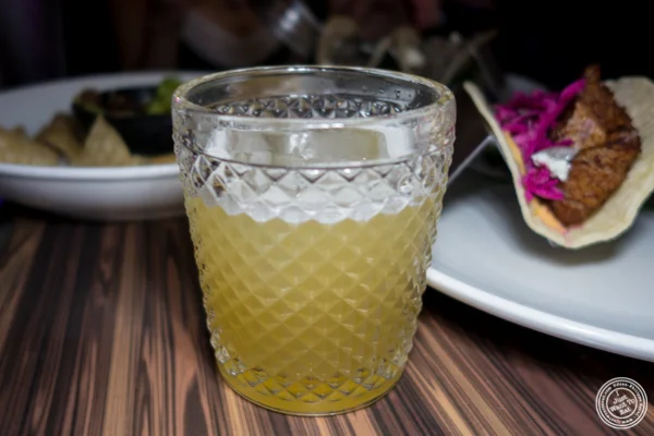 Penicillin cocktail at Sexy Tacos Dirty Cash in Harlem