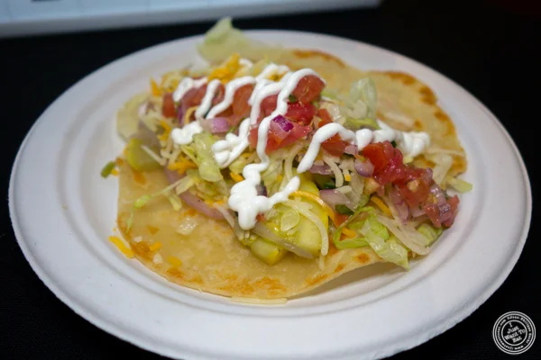Veggie taco at Ma & Pa's Tex Mex BBQ at LSC After Dark