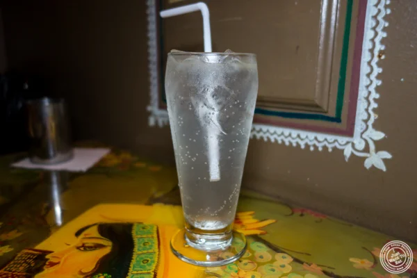 Lime soda at Vatan in Murray Hill