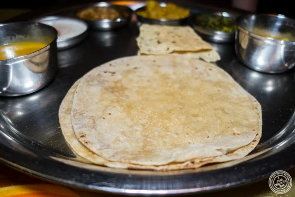 Roti bread at Vatan in Murray Hill