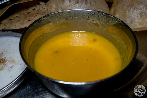 Toor dal at Vatan in Murray Hill