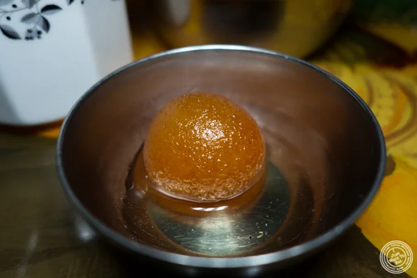 Gulab jamun at Vatan in Murray Hill