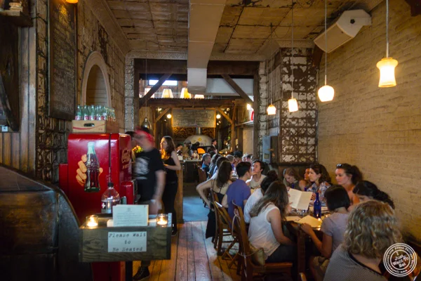 Dining room at Paulie Gee's in Greenpoint, Brooklyn
