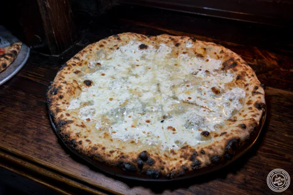 Not the quattro formaggi at Paulie Gee's in Greenpoint, Brooklyn