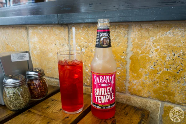 Shirley temple at Tappo Thin Crust Pizza in NYC, NY
