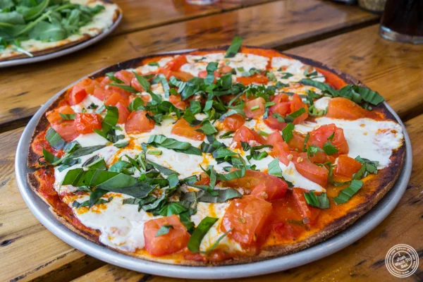 Classica pizza at Tappo Thin Crust Pizza in NYC, NY