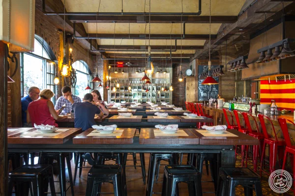 High chair dining room at Cata on the Lower East Side