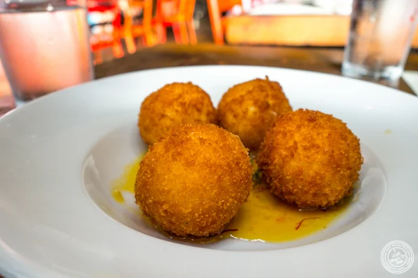 Fried goat cheese at Cata on the Lower East Side