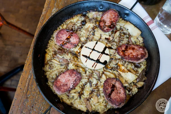 Duck paella at Cata on the Lower East Side