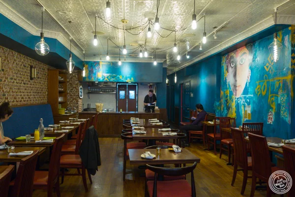 Dining room at Soul Curry in Hoboken, NJ
