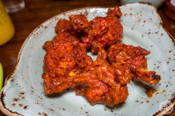 Butter chicken lollipop wings at Soul Curry in Hoboken, NJ
