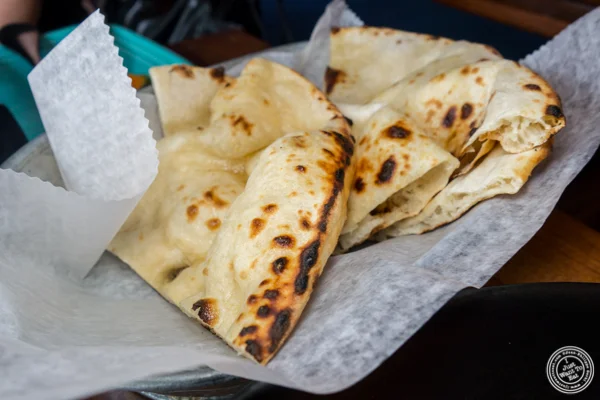 Naan at Soul Curry in Hoboken, NJ