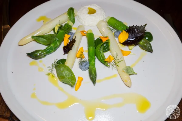 Asparagus at The Musket Room in NYC