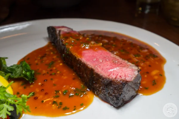Dry aged beef at The Musket Room in NYC