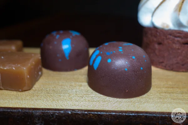 Coconut chocolate at The Musket Room in NYC