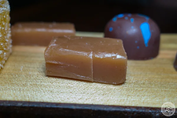 Lavender caramel at The Musket Room in NYC