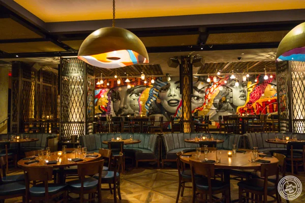 Dining room at Vandal in the Lower East Side