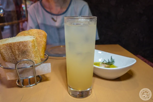 Grapefruit and cinnamon soda at Jaleo in Washington DC