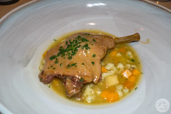 Peking duck leg at Kinship in Washington DC
