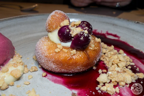 Brioche donut at Kinship in Washington DC