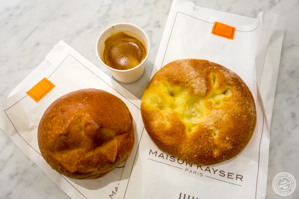 Brioche (left) and Bressane at Maison Kayser in Washington DC