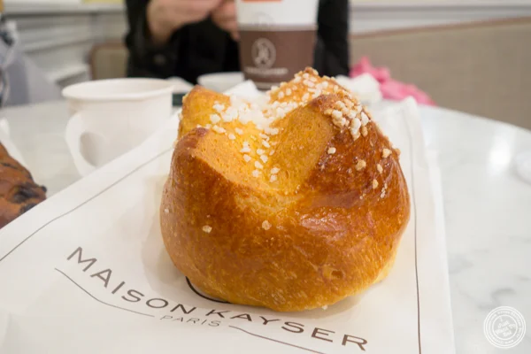 Brioche au sucre at Maison Kayser in Washington DC