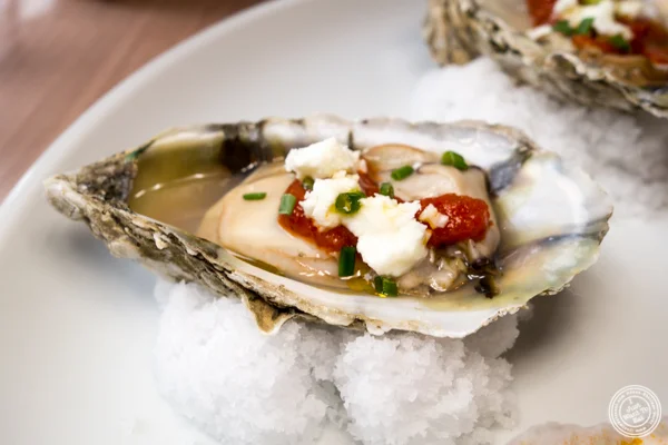 Oysters saganaki at Zaytinya in Washington DC