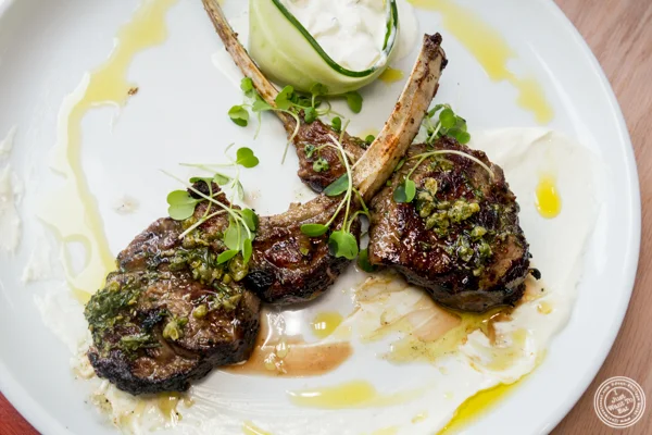 Lamb chops at Zaytinya in Washington DC