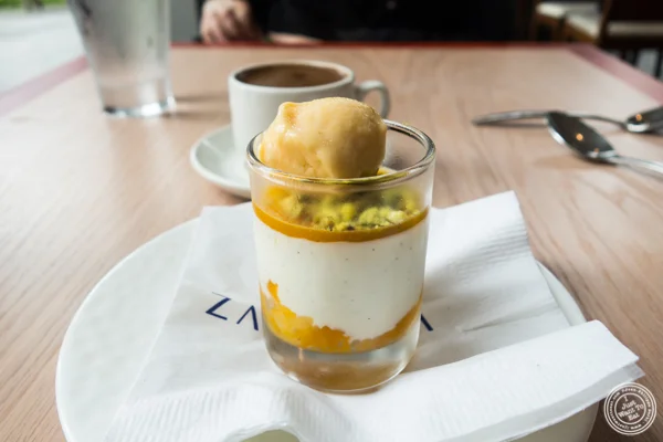 Greek yogurt and apricot at Zaytinya in Washington DC