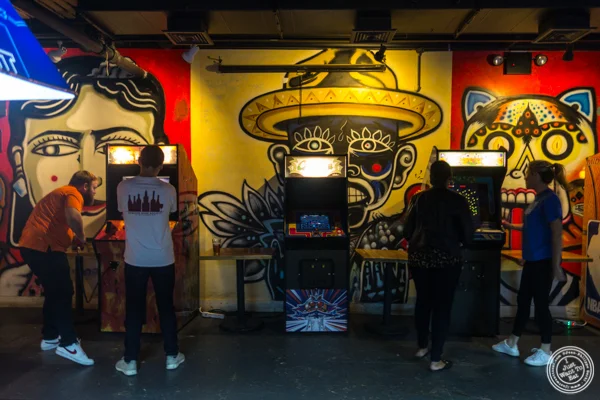 Arcade at American Hall Beer and Arcade in NYC, NY
